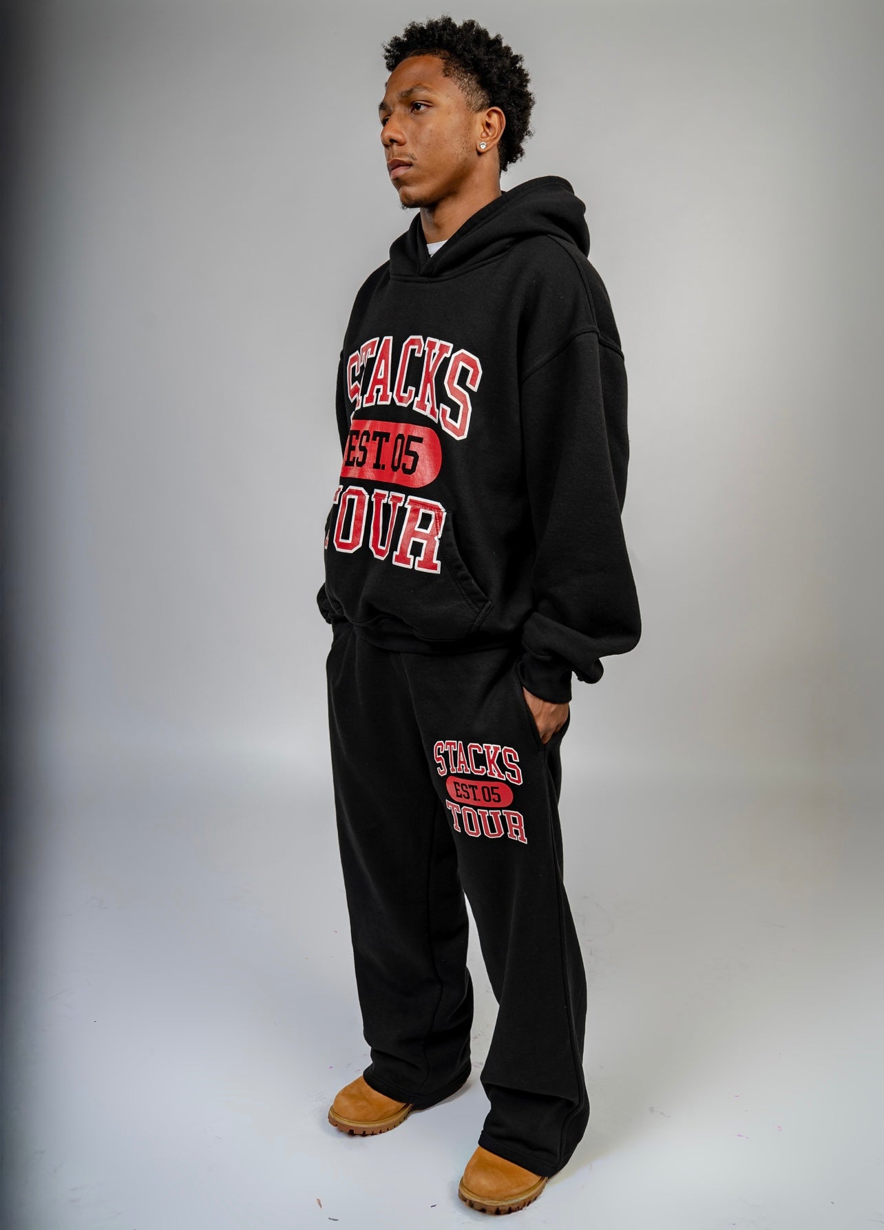 Black and red set