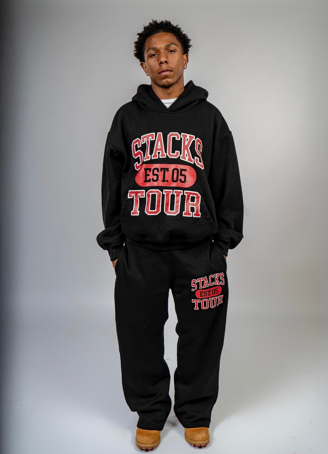 Black and red set