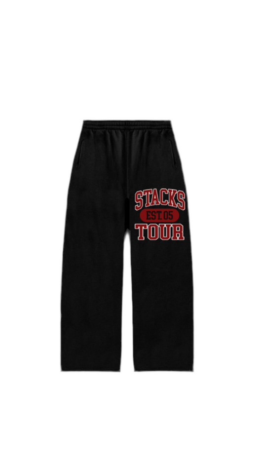 Black and red sweats