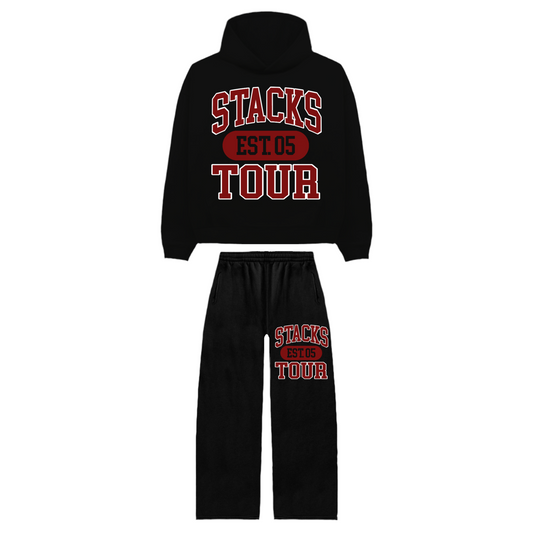 Black and red set